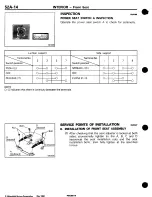 Предварительный просмотр 706 страницы Mitsubishi 3000GT 1994 Workshop Manual