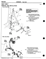 Предварительный просмотр 712 страницы Mitsubishi 3000GT 1994 Workshop Manual