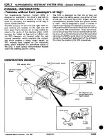 Предварительный просмотр 716 страницы Mitsubishi 3000GT 1994 Workshop Manual