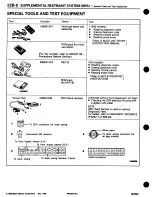 Предварительный просмотр 722 страницы Mitsubishi 3000GT 1994 Workshop Manual