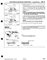 Предварительный просмотр 729 страницы Mitsubishi 3000GT 1994 Workshop Manual