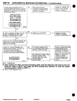 Предварительный просмотр 730 страницы Mitsubishi 3000GT 1994 Workshop Manual