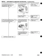 Предварительный просмотр 736 страницы Mitsubishi 3000GT 1994 Workshop Manual