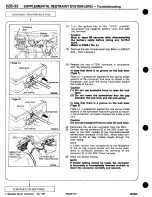 Предварительный просмотр 752 страницы Mitsubishi 3000GT 1994 Workshop Manual