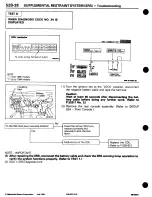 Предварительный просмотр 758 страницы Mitsubishi 3000GT 1994 Workshop Manual