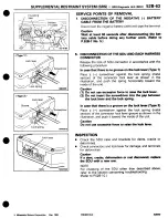 Предварительный просмотр 783 страницы Mitsubishi 3000GT 1994 Workshop Manual