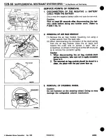 Предварительный просмотр 786 страницы Mitsubishi 3000GT 1994 Workshop Manual