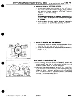 Предварительный просмотр 793 страницы Mitsubishi 3000GT 1994 Workshop Manual