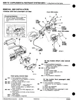 Предварительный просмотр 794 страницы Mitsubishi 3000GT 1994 Workshop Manual