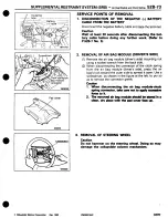 Предварительный просмотр 795 страницы Mitsubishi 3000GT 1994 Workshop Manual