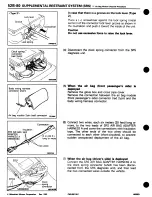 Предварительный просмотр 802 страницы Mitsubishi 3000GT 1994 Workshop Manual