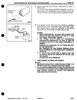 Предварительный просмотр 803 страницы Mitsubishi 3000GT 1994 Workshop Manual