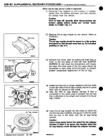 Предварительный просмотр 804 страницы Mitsubishi 3000GT 1994 Workshop Manual