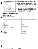 Предварительный просмотр 817 страницы Mitsubishi 3000GT 1994 Workshop Manual