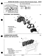 Предварительный просмотр 825 страницы Mitsubishi 3000GT 1994 Workshop Manual