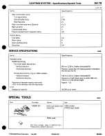 Предварительный просмотр 829 страницы Mitsubishi 3000GT 1994 Workshop Manual