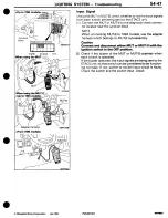 Предварительный просмотр 869 страницы Mitsubishi 3000GT 1994 Workshop Manual