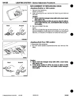 Предварительный просмотр 872 страницы Mitsubishi 3000GT 1994 Workshop Manual