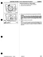 Предварительный просмотр 873 страницы Mitsubishi 3000GT 1994 Workshop Manual