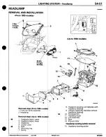 Предварительный просмотр 875 страницы Mitsubishi 3000GT 1994 Workshop Manual