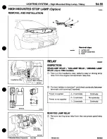 Предварительный просмотр 883 страницы Mitsubishi 3000GT 1994 Workshop Manual