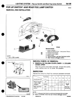 Предварительный просмотр 887 страницы Mitsubishi 3000GT 1994 Workshop Manual