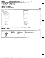 Предварительный просмотр 890 страницы Mitsubishi 3000GT 1994 Workshop Manual