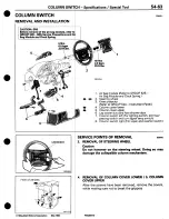 Предварительный просмотр 891 страницы Mitsubishi 3000GT 1994 Workshop Manual