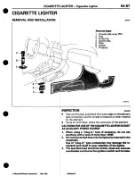 Предварительный просмотр 895 страницы Mitsubishi 3000GT 1994 Workshop Manual