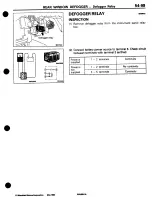 Предварительный просмотр 929 страницы Mitsubishi 3000GT 1994 Workshop Manual