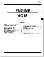 Preview for 9 page of Mitsubishi 4G1 series Service Manual