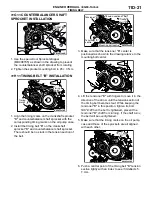 Предварительный просмотр 21 страницы Mitsubishi 4g63 Service Manual