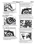 Предварительный просмотр 23 страницы Mitsubishi 4g63 Service Manual