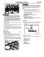 Предварительный просмотр 43 страницы Mitsubishi 4g63 Service Manual