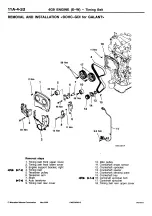 Предварительный просмотр 41 страницы Mitsubishi 4G93-DOHC Workshop Manual