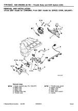 Предварительный просмотр 58 страницы Mitsubishi 4G93-DOHC Workshop Manual