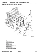 Предварительный просмотр 74 страницы Mitsubishi 4G93-DOHC Workshop Manual