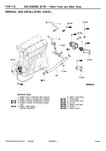 Предварительный просмотр 88 страницы Mitsubishi 4G93-DOHC Workshop Manual