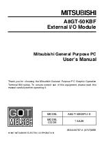 Предварительный просмотр 1 страницы Mitsubishi A8GT-50KBF User Manual