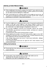 Предварительный просмотр 4 страницы Mitsubishi A8GT-50KBF User Manual