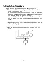 Предварительный просмотр 28 страницы Mitsubishi A8GT-50KBF User Manual