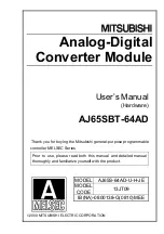 Mitsubishi AJ65S-64AD-U-H-JE User Manual preview