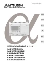 Mitsubishi AL2-14MR-A Hardware Manual предпросмотр