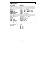 Preview for 11 page of Mitsubishi Black Diamond BDM5203H User Manual