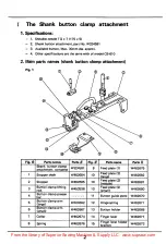 Preview for 3 page of Mitsubishi CB-610 Instruction For Attachment And Use