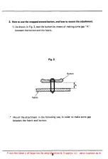 Preview for 10 page of Mitsubishi CB-610 Instruction For Attachment And Use