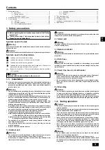 Предварительный просмотр 9 страницы Mitsubishi City Multi PEFY-P100VMA-E Operation Manual