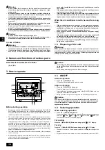 Предварительный просмотр 10 страницы Mitsubishi City Multi PEFY-P100VMA-E Operation Manual