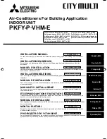 Предварительный просмотр 1 страницы Mitsubishi City Multi PKFY-P Installation Manual