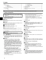 Предварительный просмотр 2 страницы Mitsubishi CITY MULTI PVFY-P12NAMU-E1 Operation Manual